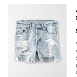 American Eagle Outfitters Light Blue Jean Shorts